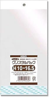 OPPクリスタルパック ヘッダー付 3 100枚】HEIKO クリスタルパック ヘッダー付き OPP袋 透明 幅3×高